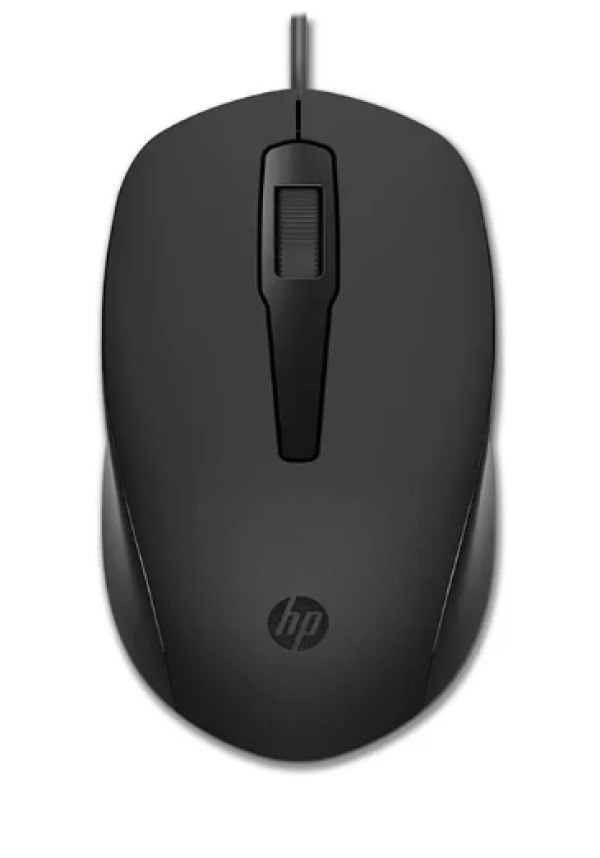 Mouse com fio HP 150 , USB-A, 1600 DPI, compat�vel com Windows. Preto