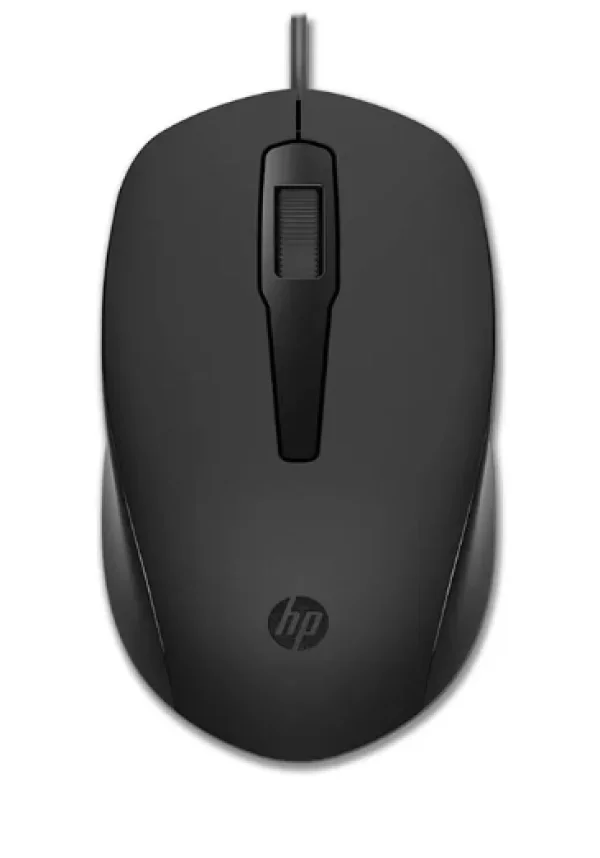Mouse com fio HP 150 , USB-A, 1600 DPI, compat�vel com Windows. Preto