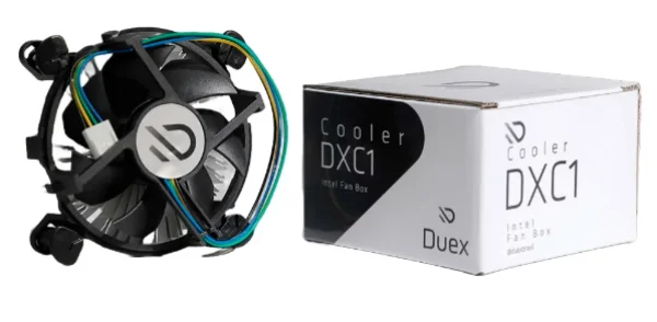 Cooler Para Processador Duex, Intel, 115X DX C1, 100mm, Preto