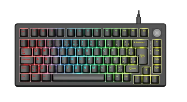 Teclado Gamer Mec�nico Fortrek Shift Hotswap Preto