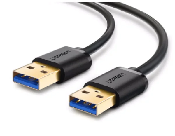Cabo Usb A Ugreen Macho/Macho 5Gbps 1Metro Preto