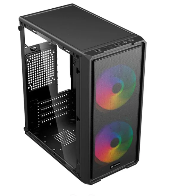 Gabinete Gamer C3tech MT-G40BK S/ Fonte e Cooler