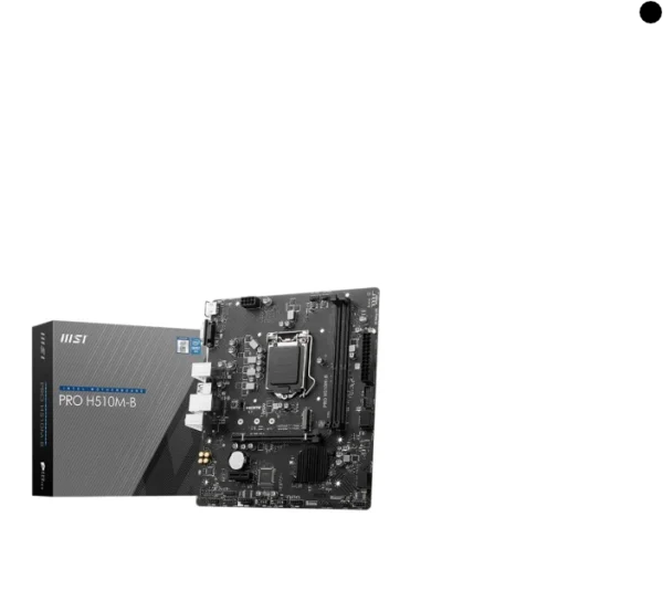 Placa-M�e Msi Pro H510m-B, Intel LGA 1200, Matx, DDR4, M.2, VGA/HDMI, , Chipset H470