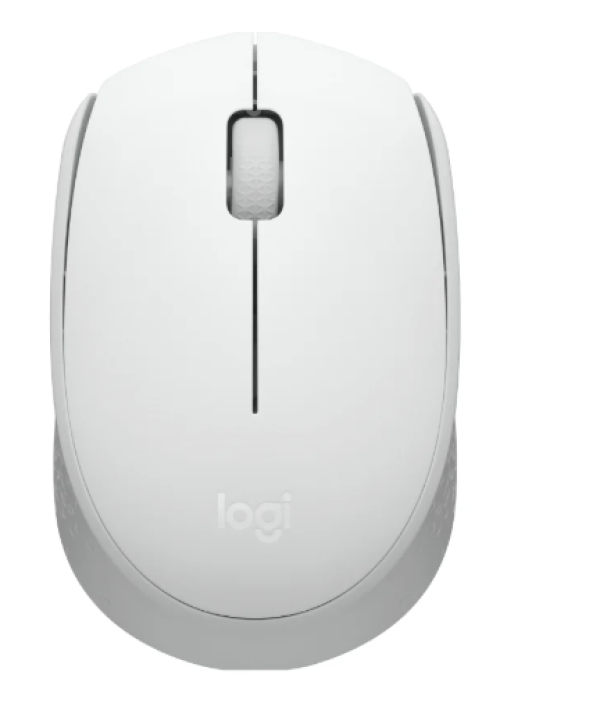 Mouse Sem Fio Logitech M170, Wireless, Branco - 910-006864