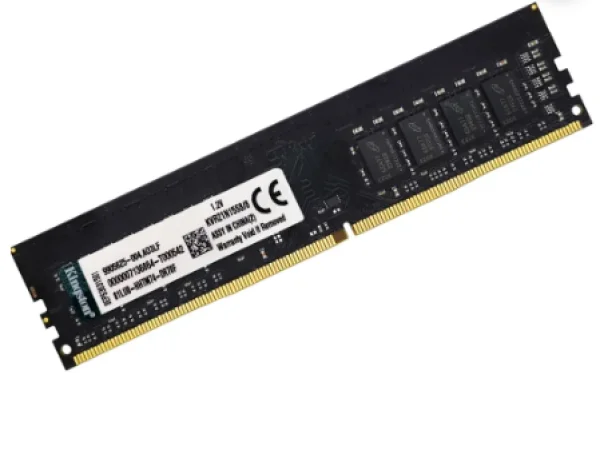 Memoria Ram Desktop 8GB 3200MHz DDR4 Kingston KVR32N22S8/8 - Preta