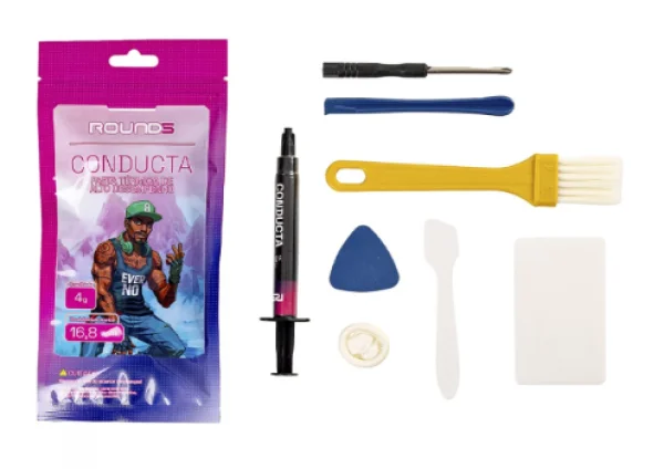 Pasta T�rmica Round5 Conducta, 4g, 16.8W/m-K, Cinza