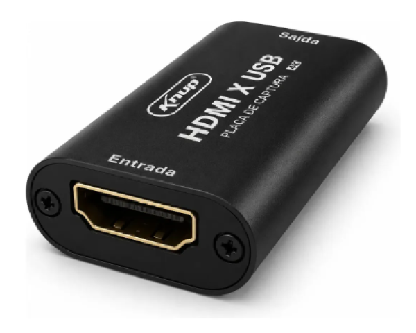 Placa de Captura Externa HDMI para USB Knup 4K KP-AD101