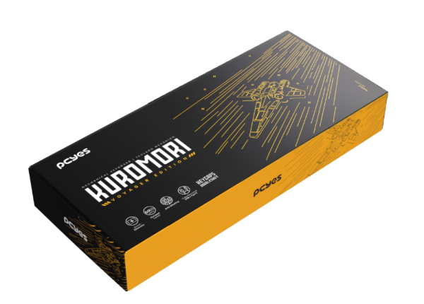 Teclado Mecanico 60% Pcyes Kuromori - Voyager Edition - Switch Red - Kmvy60Rd
