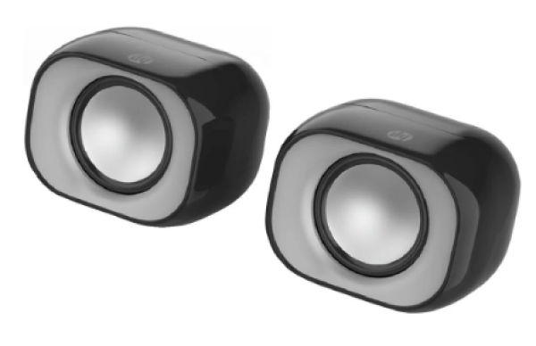 Caixa De Som 2x3w Speaker 2.0 Dhs-2111 Preta