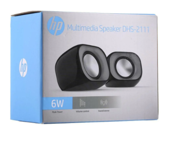 Caixa De Som 2x3w Speaker 2.0 Dhs-2111 Preta