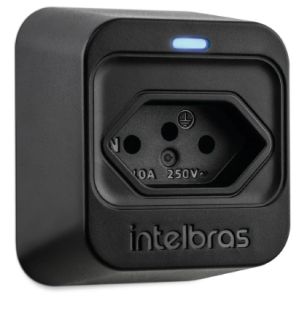 Dispositivo De Prote��o El�trica Plugue 2p + T Eps 301 Preto Intelbras