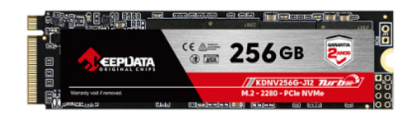SSD 256GB Keepdata, M.2 2280, Pcie Gen3x4 Nvme, Leitura 2400mb/s, Grava��o 1700mb/s - KDNV256G-J12