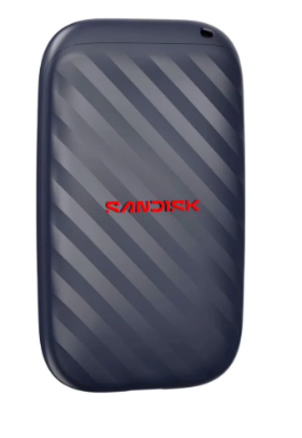 Drive Port�til Sandisk Slim 1TB, USB 3.2, Gen 2, Leitura at� 600MBs, Compacto, Preto - SDSSDE10-1T00-G25