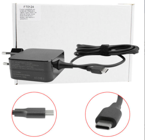 Fonte Compat�vel com Notebook Ultrabook e Tablet USB-C 45W 1.2A 20V2.25 15V3A 12V3A 9V2A 5V2A DY-TPC-45