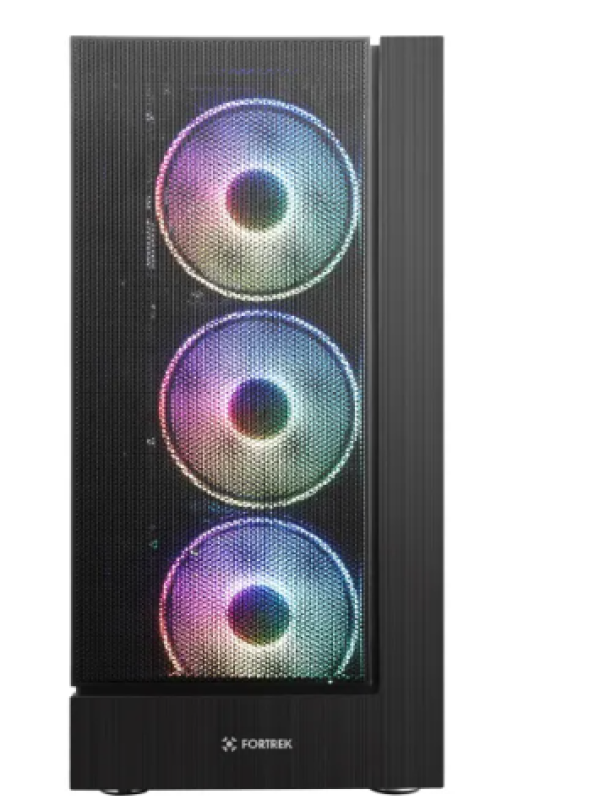 Gabinete Gamer Fortrek Cruiser Mid Tower RGB Preto