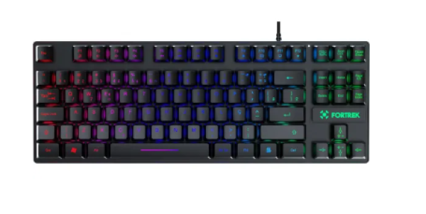 Teclado Gamer Fortrek Fearless 80 TKL Preto