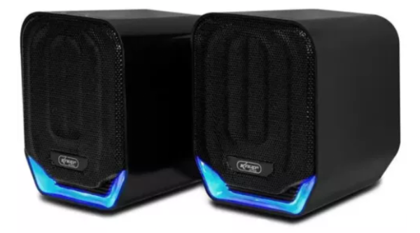 Mini Caixa de Som Multim�dia 12W Usb P2 KNUP - KP-R0823