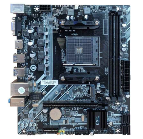 Placa M�e NTC B450M AM4 2xDDR4 Chipset AMD B450 mATX