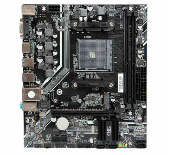 Placa M�e NTC B550M AM4 2xDDR4 Chipset B550 mATX