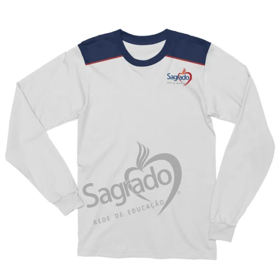 Camiseta Manga Longa Algodo - Geral