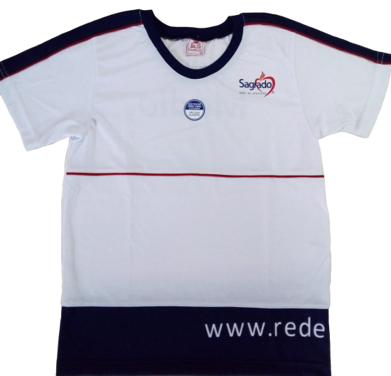CAMISETA M/C ENSINO MÉDIO PV GERAL - BRANCA