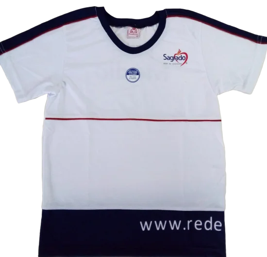 CAMISETA M/C ENSINO MDIO PV GERAL - BRANCA