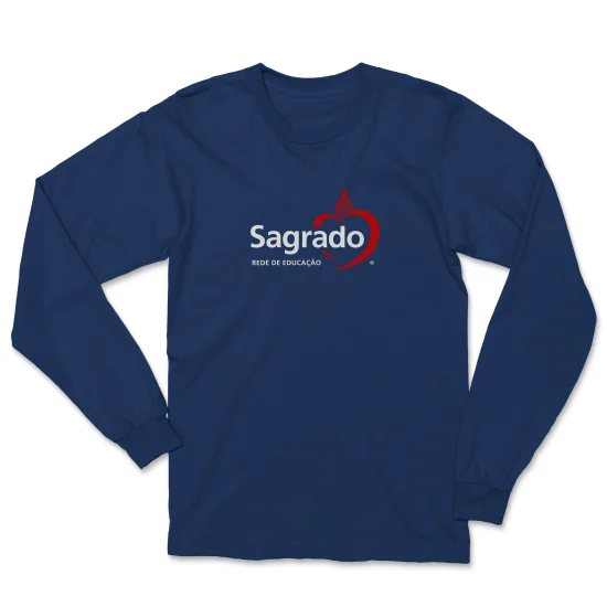 CAMISETA MANGA LONGA PV AZUL MARINHO