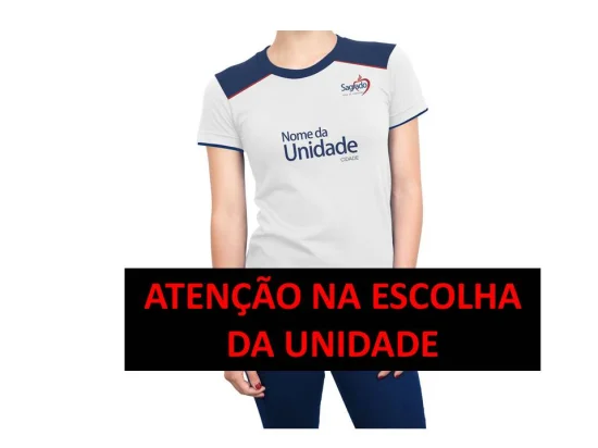 Camiseta Feminina (Baby Look) Algodo Manga Curta - Branca