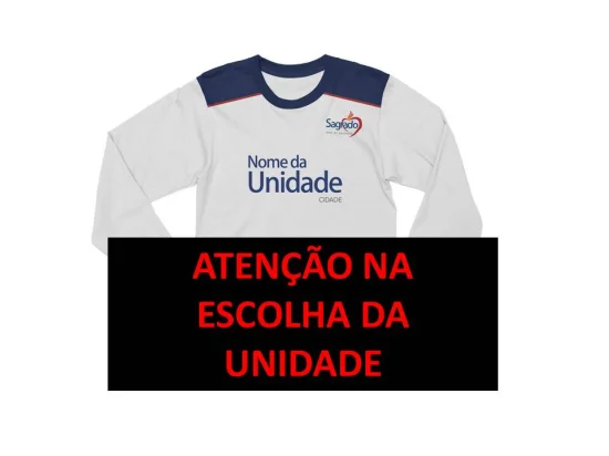 Camiseta Manga Longa Algodo - Branca