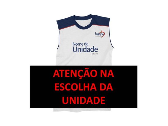 Camiseta Sem Manga PV - Branca