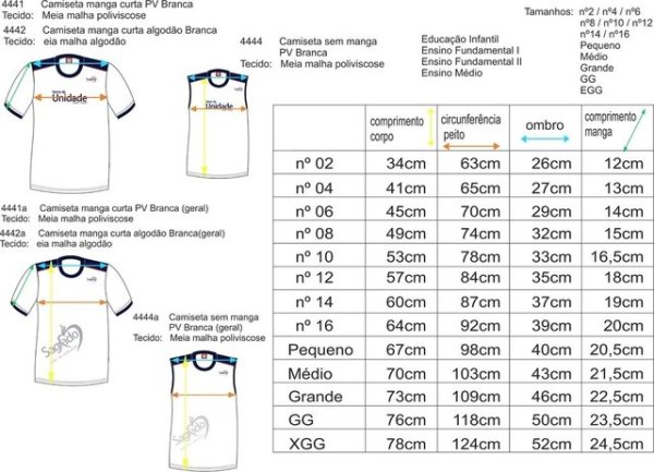 Camiseta Manga Curta Algod�o - Branca