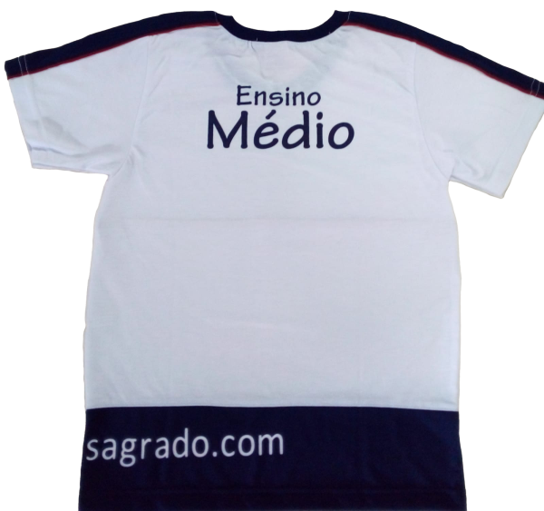 CAMISETA M/C ENSINO M�DIO PV GERAL - BRANCA