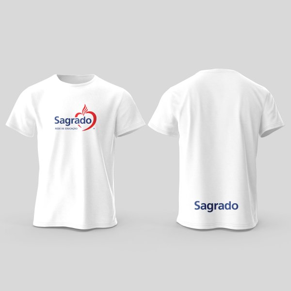 CAMISETA MANGA CURTA  BRANCA