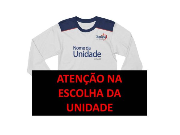 Camiseta Manga Longa Algod�o - Branca