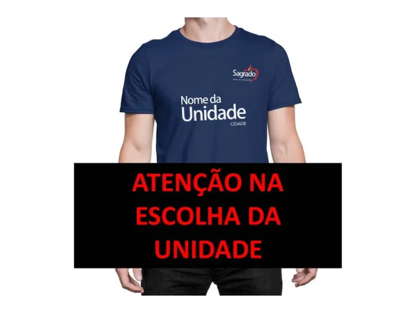 Camiseta Manga Curta PV - Marinho = ENSINO MDIO