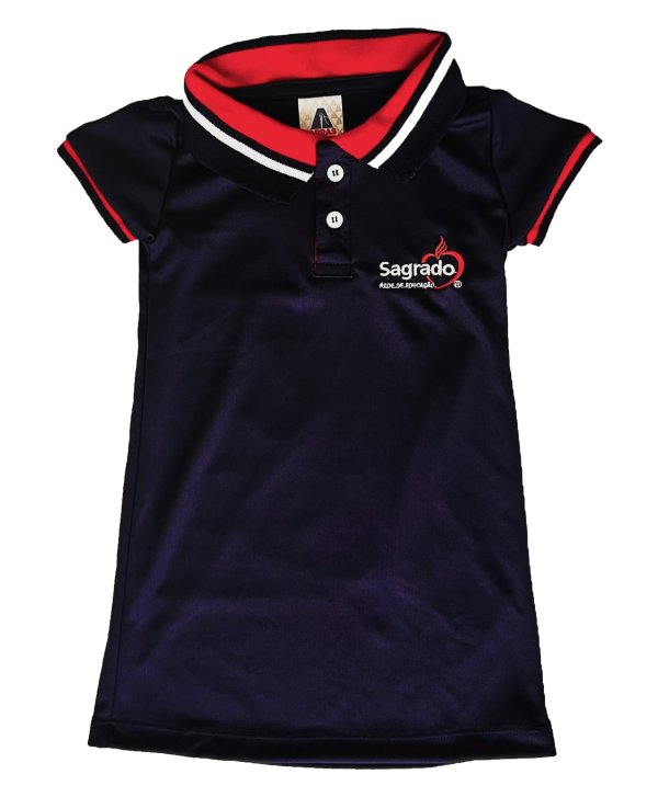 Vestido com gola