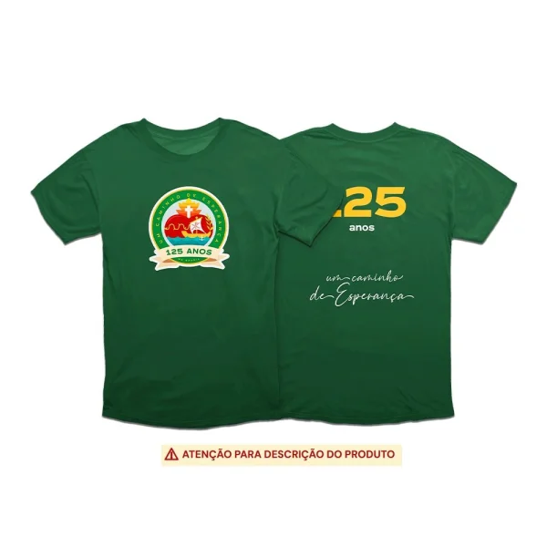 CAMISETA COMEMORACAO 125 ANOS