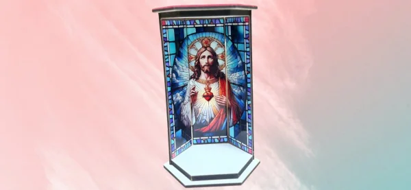 ORATORIO MDF FUNDO RESSUREICAO 19CM