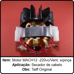 Motor MACH12 c/ventoinha s/ pina