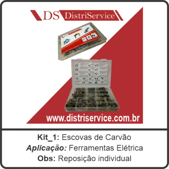 Kit Escovas de Carvo N 1
