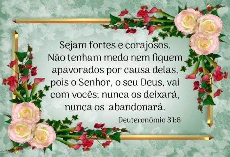 Deuteron�mio 31:6