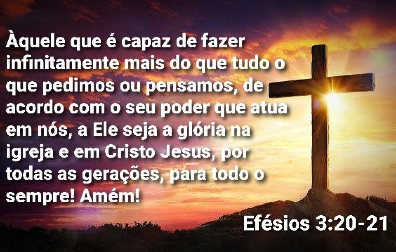 Ef�sios 3:20-21