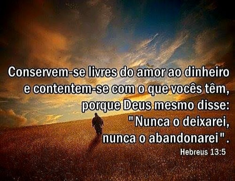 Hebreus 13:5