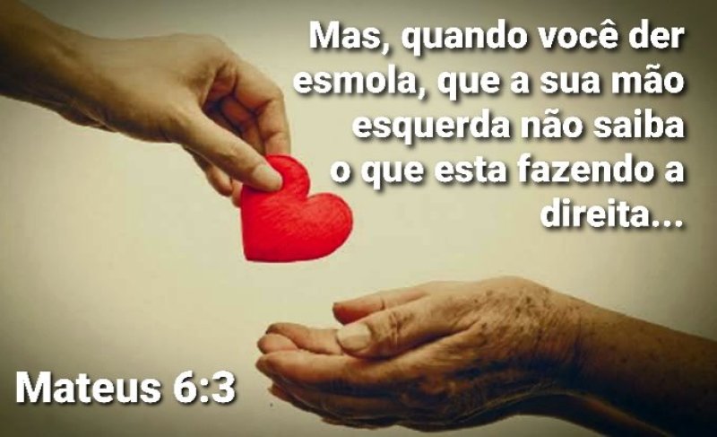 Mateus 6:3