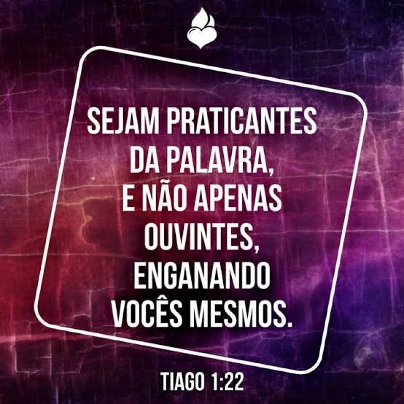 Tiago 1:22
