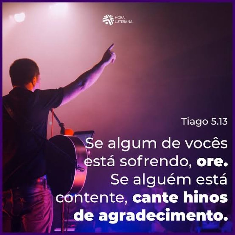 Tiago 5:13