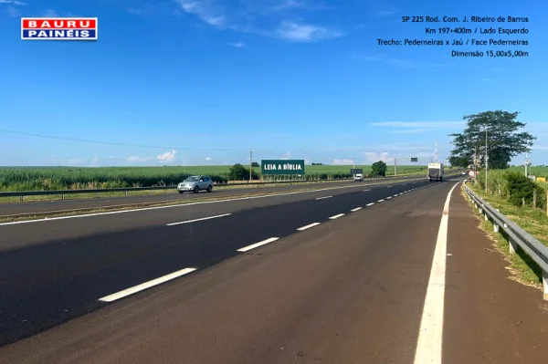 SP 225  - Rod. Jo�o Ribeiro De Barros - Km 197+400m