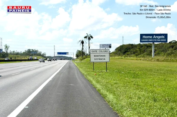 SP 160 - Rod. Dos Imigrantes - Km 029+800m