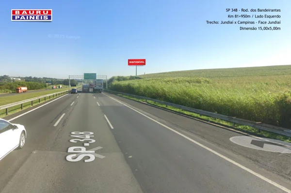 SP 348 - Rod. dos Bandeirantes - Km 081+950m