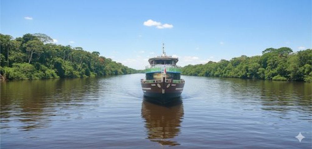 O Iate Amaz�nia tem 14 su�tes. Hospedagem fluvial de alto n�vel e muito conforto. Pesca Esportiva, Eventos, Cruzeiros e Apoio Log�stico. Opera nos estados do Amazonas, Roraima, Rond�nia, Par� e Amap�. � o maior, o mais robusto e mais completo de sua categoria, com casco duplo refor�ado, dois propulsores e calado baixo de 1,10m, permitindo navega��o tanto em �guas rasas como em �reas turbulentas e profundas. Seguran�a e Sustentabilidade acima de tudo. Contato +55 (92) 99133-0999.